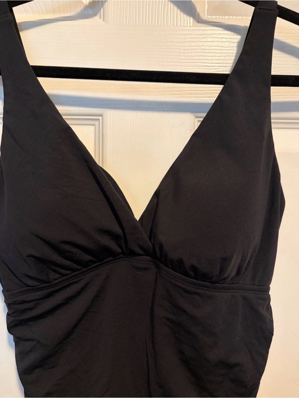 Jantzen Women's Black
Slimming Ruched Tummy
Control One Piece Swimsuit - Picture 7 of 8